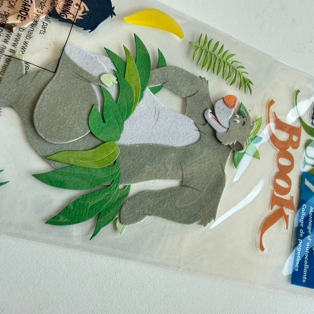 Disney The Jungle Book Baloo Mowgli Sticker Collage EK Success 7pc New